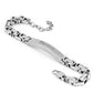 Bracciale Uomo 4US Catena Intrecciata con Targa 4UBR4374