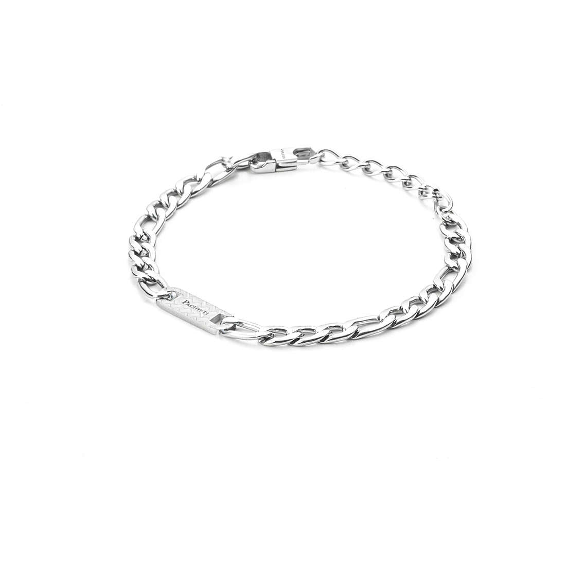 4US Pulsera de hombre con textura blanca 4UBR3259