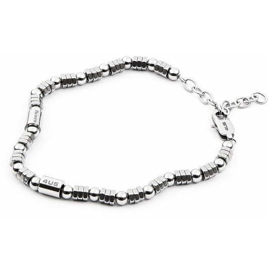 4US Pulsera Hombre Plata 4UBR4063