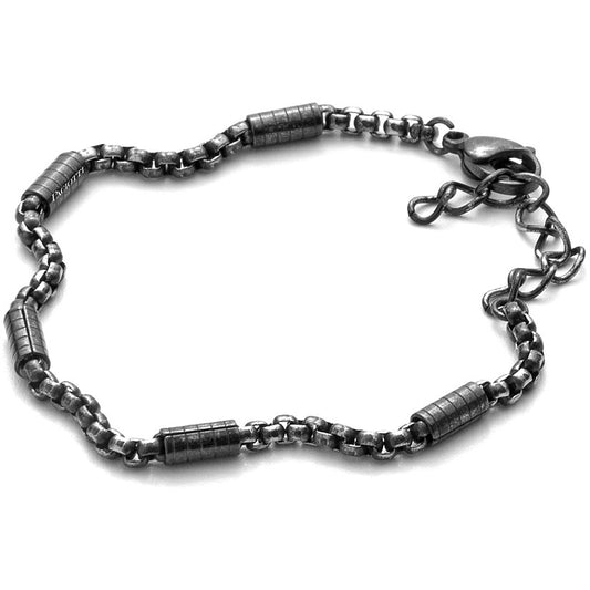 Pulsera Hombre 4US Cilindro Negro Negro 4UBR3494