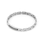 4US Pulsera de plata y negro para hombre con placa 4UBR4427