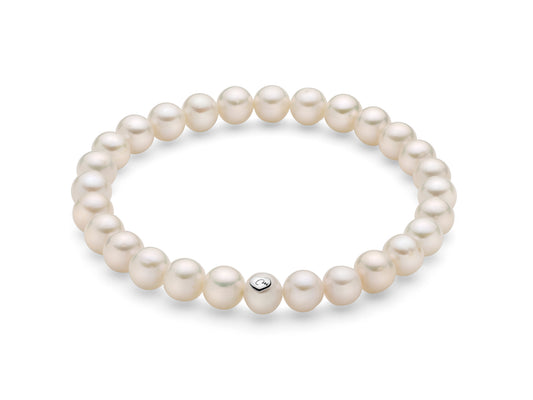 Pulsera Perla 7mm Blanca PBR1666