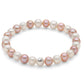 Bracciale Giochi Di Perle Bianche e Rosa 7mm PBR1670