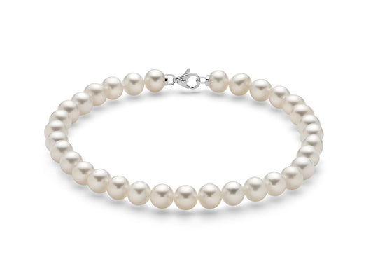 Brazalete de perlas de 8,5 mm con cierre PBR1680V