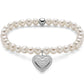 Bracciale Giochi di Perle 6mm con Cuore Pendente PBR2552-TPZ