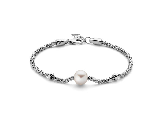 Bracciale Perla 8mm con Maglia Coreana PBR2986