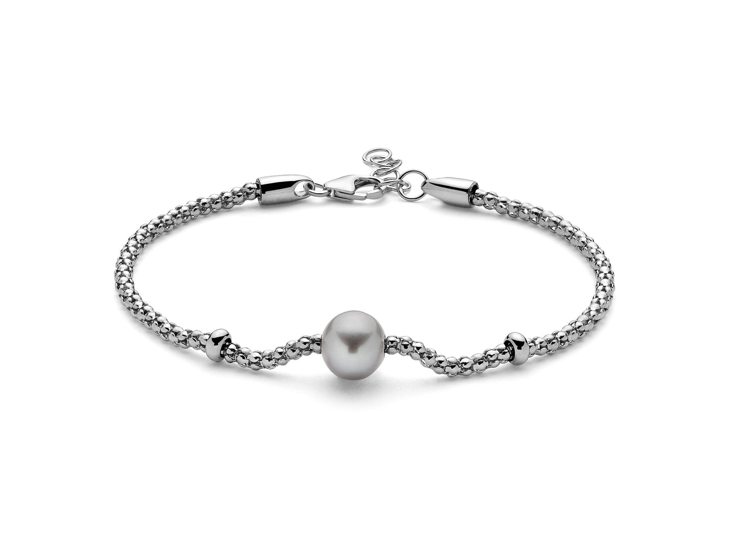 Bracciale Miss Italia Perla Grigia 8mm PBR3025