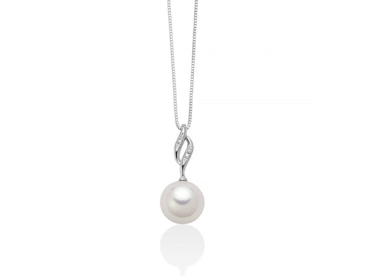 Collier Pearl 8,5mm y Diamantes PCL5380