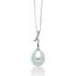 Collier Perle 10mm con Diamante PCL5854