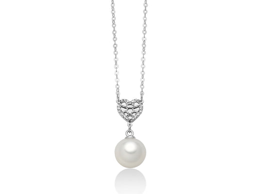 Cadena Pearl Collier 8,5mm con Malla Rolo PCL6168X