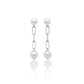 Pendientes Miss Italia Perlas 8mm y 7mm PER2511