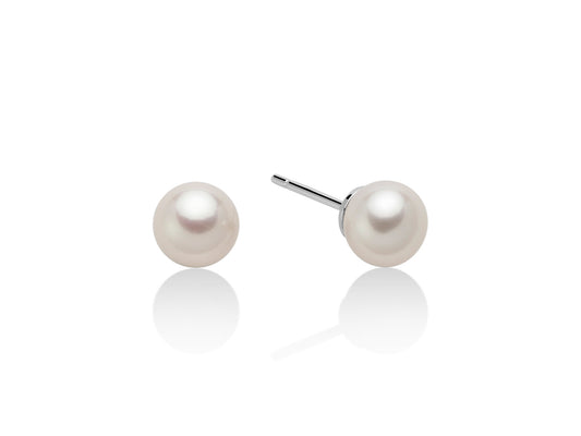 Aretes de perlas gemelas 7.5mm PPN775BMV3