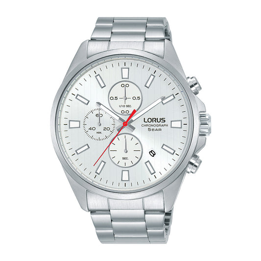 Orologio Uomo Cronografo Sport Acciaio e Bianco RM377FX-9