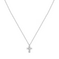Collar Con Dije De Cruz En Plata SAIW118