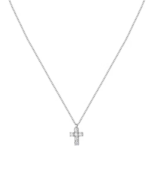 Collana Con Pendente Croce In Argento SAIW118