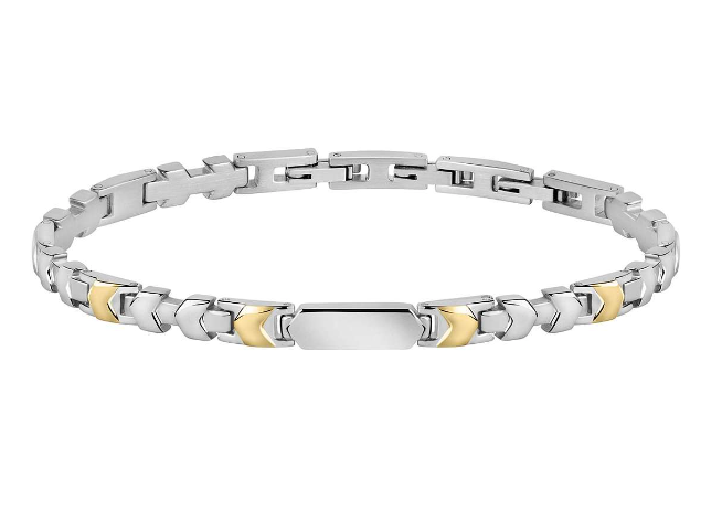 Bracciale Uomo Motown Acciaio e Dorato SALS27