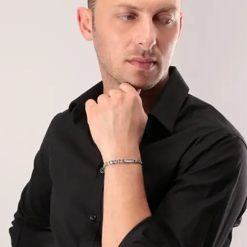 Bracciale Uomo Motown Acciaio e Dorato SALS27