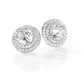 Pendientes Tesoros de Plata y Punto de Luz SAIW04