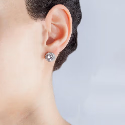 Pendientes Tesoros de Plata y Punto de Luz SAIW04