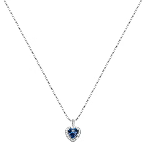 Collana Con Pendente Blu SAVB03