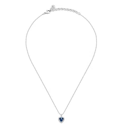 Collana Con Pendente Blu SAVB03