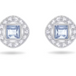 Pendientes Piedra Azul Con Pavé Blanco 5352048