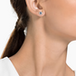 Pendientes Piedra Azul Con Pavé Blanco 5352048