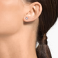 Pendientes Plata Con Piedra Blanca 5408436