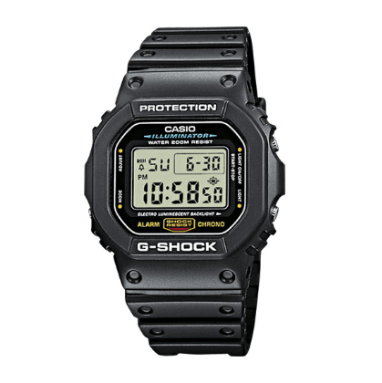 Reloj G-Shock Hombre Negro DW-5600E-1VER 