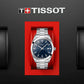 Reloj Gentleman Hombre Acero Y Azul T1274101104100