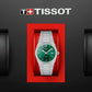 Prx 35mm Reloj de acero y verde T1372101108100