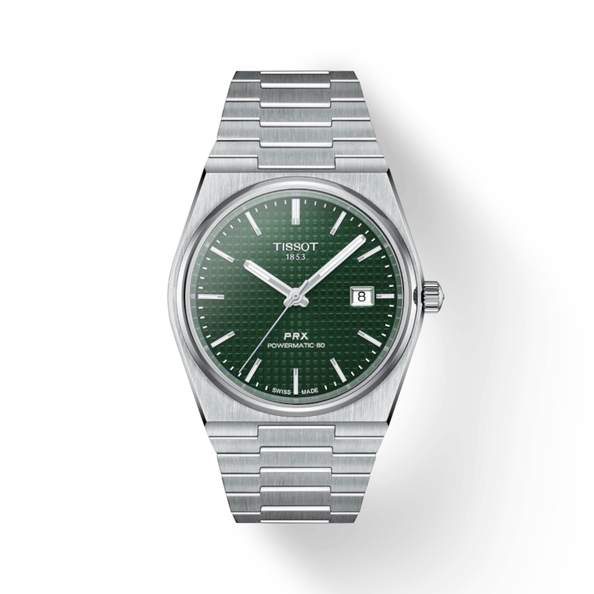 Orologio Uomo PRX Powermatic In Acciaio E Verde T1374071109100