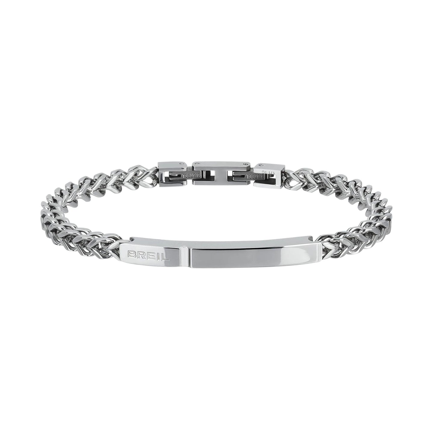 Pulsera de Hombre Pulida Groovy Silver Chain TJ2138