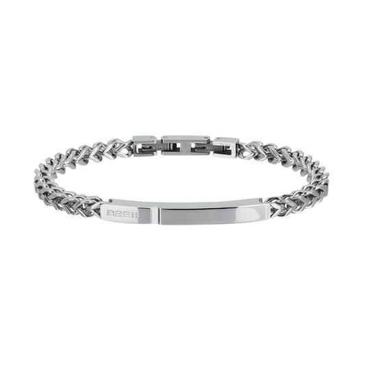 Bracciale Uomo Lucido Catena Groovy Silver TJ2138