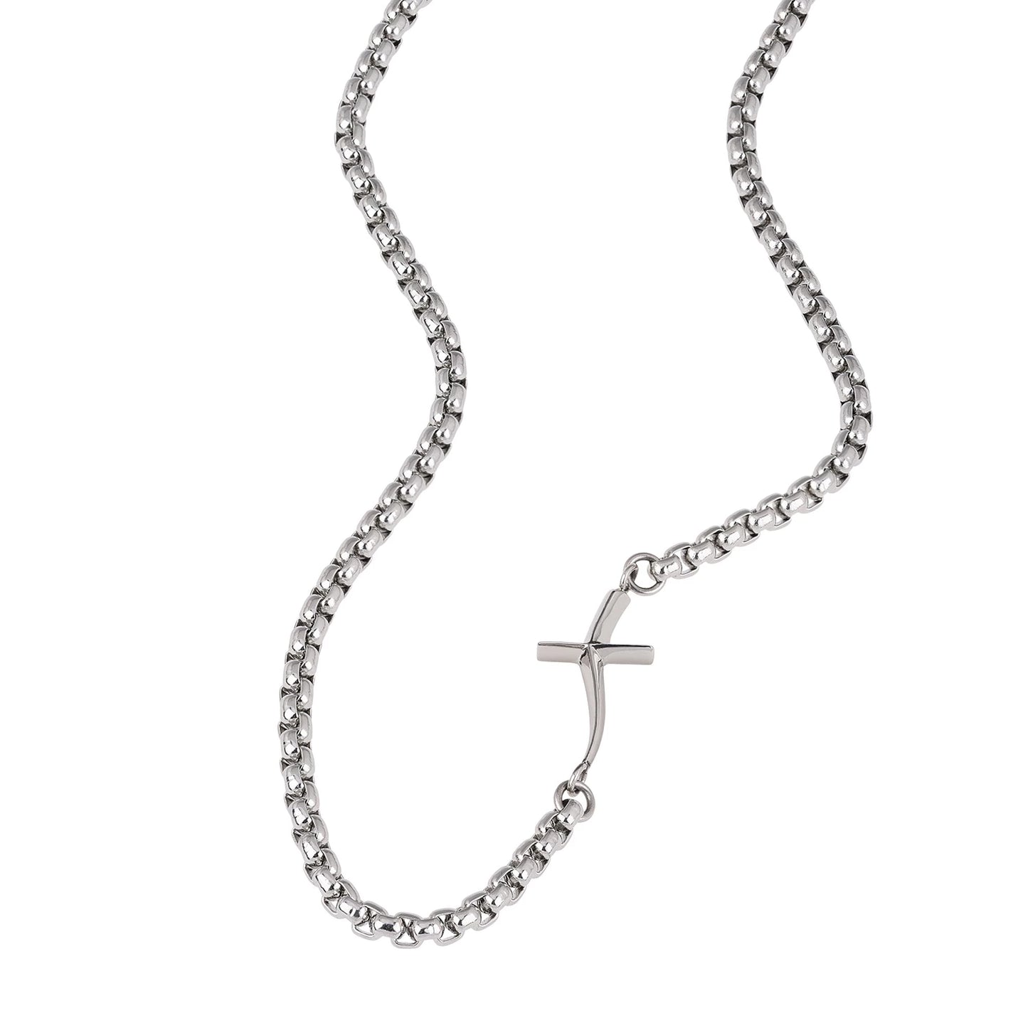 Collana Uomo con Croce B.X TJ2864