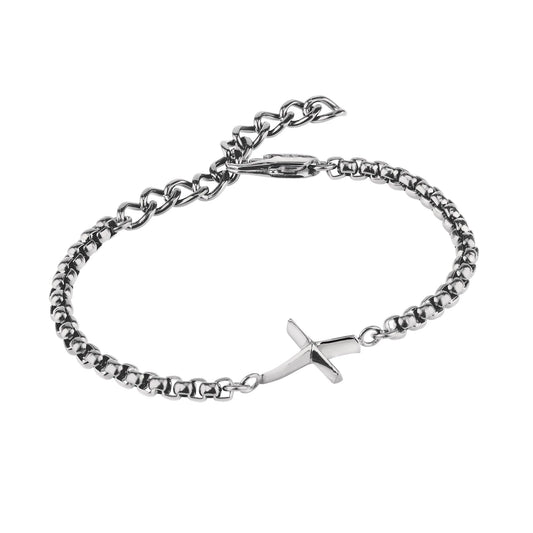 Bracciale Uomo con Croce B.X TJ2866