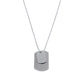 Collana Uomo B Tag con Piastrine in Acciaio TJ2874