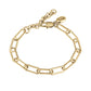 Bracciale Catena Rettangolare Join Up Gold TJ2925