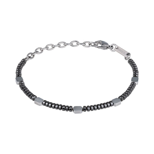 Bracciale Uomo Blend Ematite e Acciaio TJ2961