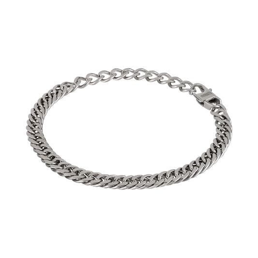 Bracciale Uomo Lucido Gritty Silver TJ2974