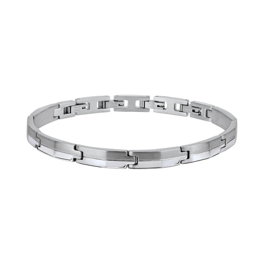 Pulsera Talla Plata Hombre TJ2988