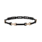 Bracciale Uomo Y Nero e Rosa TJ3109