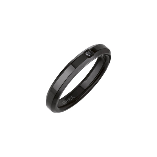 Anillo en Y negro para hombre TJ3114