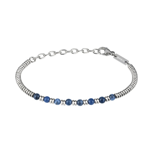 Bracciale Uomo B Fence in Acciaio e Sodalite TJ3138