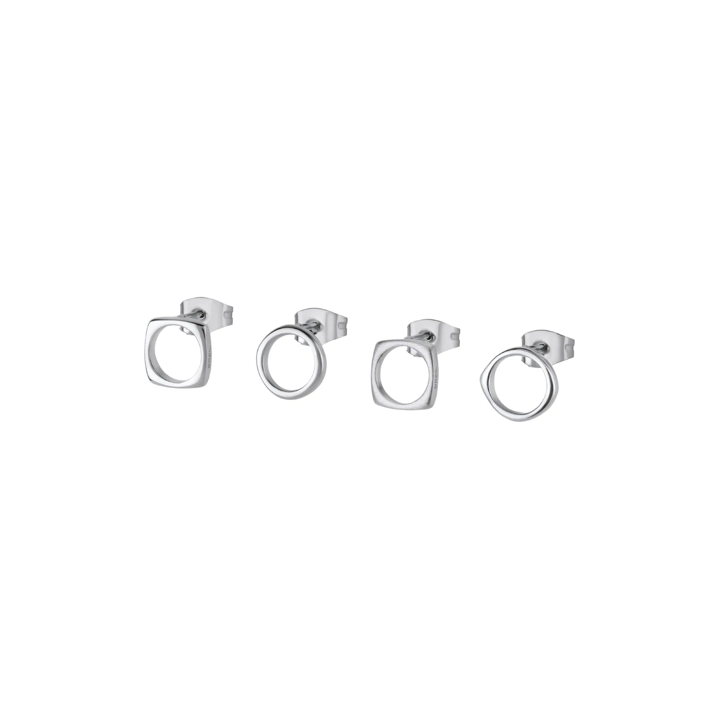 Pendientes Súper Pequeños New Tetra Plata TJ3163