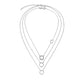 Collana Multifilo New Tetra Silver TJ3169