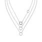 Collana Multifilo New Tetra Silver TJ3169