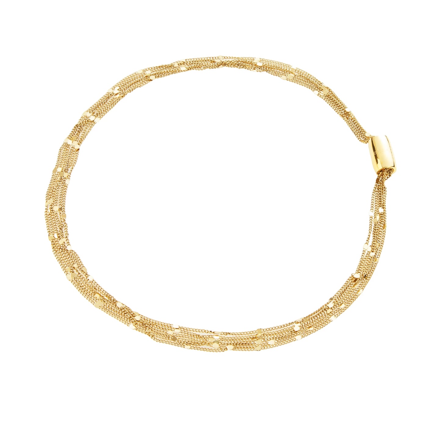 Collar Mediano Comet Magnetica System Oro TJ3212