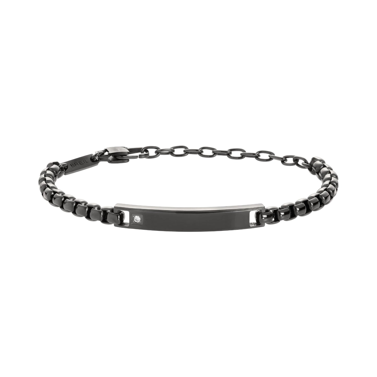 Bracciale Uomo Tag And Cross Nero TJ3223