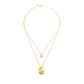 Collar Dos Cadenas B Susurro Dorado TJ3253